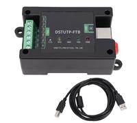 Ausla Convertisseur Série USB vers TTL, Câble Adaptateur USB vers TTL avec Puce FT232 Bornes à Vis de 5,0 Mm et 5 Indicateurs LED pour Une Communication Stable