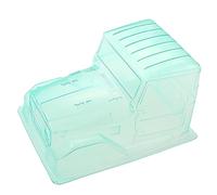 Ausla Coque de Carrosserie Non Peinte pour Cabine de Camion radiocommandé 1/10, Matériau PC Transparent, Durable, Mise à Niveau pour Accessoires de Crawler avec Empattement 313 (B)