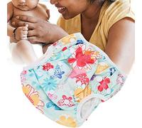 Ausla Couche de Bain Réutilisable, Couche de Bain Réglable Imperméable pour bébé avec Doublure en Maille Respirante, Maillot de Unisexe pour Piscine de Plage 5-25 Kg 0-3 Ans (D25)