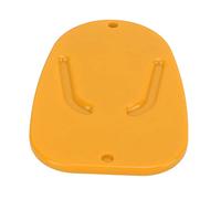 Ausla Coussin de Béquille de Moto Base de Béquille Latérale ABS 14 Cm X 8 Cm Plaque de Support Antidérapante pour le Stationnement sur Sol Mou pour les Coureurs pour Adly Moto Lifan Industry Rouge