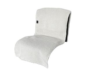Ausla Coussin de Chaise Sherpa Chauffant électrique, Coussin Chauffant Confortable avec 3 Réglages de Température, alimenté par USB pour Chaise de Bureau et Usage Domestique