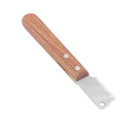 Ausla Couteau de Décapage de Chien, Blades en Acier Inoxydable Puppy Too Coulant Outil de Manteau Couteau pour Enlever Le sous-Couche Indésirable