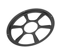 Ausla Couvercle de Haut-Parleur de 12 Pouces, Grille de Haut-Parleur en Métal, Protection en Noire de Carbone, Accessoire Audio Universel de Voiture, Bouclier Contre la Poussière et l'humidité,