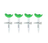 Ausla Crampons de Réglables en Hauteur, 4 Pièces, avec Guide D'alignement pour Pratique sur Parcours (Green)
