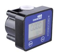 Ausla Débitmètre de Carburant de Haute Précision, Alliage d'aluminium avec écran LCD, Contrôle du Faible Débit pour Le Pétrole Brut et l', Plage 1-30 L/Min