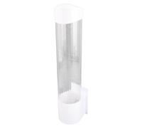 Ausla Distributeur Mural pour Gobelets en Papier et Cônes Biodégradables, 7,5 cm, Capacité 50 Tasses