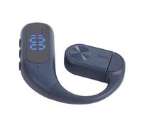 Ausla Écouteurs sans Fil à Crochet d'oreille Unique avec PC ABS Build V5.5 Micro Dissimulant Le Bruit à Faible Latence 30 Heures de Lecture pour Les Appels de Travail, Les Exercices de Jeu (Blue)