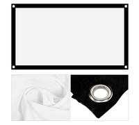 Ausla Écrans de Projection Blancs, écran de Projecteur Blanc sans Plis, écran de Projecteur Portable épais 16:9 Pliable pour Film en Plein Air, Camping (-2610190065711)