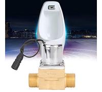 Ausla Électrovanne de Capteur d'urinoir de Salle de Bains, Construction en Cuivre, Compatible 6V, Performance Fiable pour les Urinoirs et les Toilettes (B Valve droite en cuivre pour urinoir