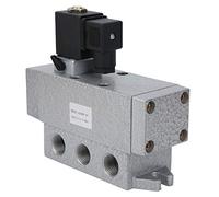 Ausla Électrovanne électrique, électrovanne 4 Voies en Alliage d'aluminium 2 Positions G3 8 Pouces Q24DH 10, 0,15 à 0,8 MPa, Inversion 0,04 S, pour le Contrôle de Direction Pneumatique dans les
