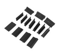 Ausla Ensemble de Blocs de Ponçage de Contour, Tampon de Ponçage Flexible en Caoutchouc 14 Pièces avec 3 Formes pour Coins et Profils Courbes pour le Travail du Bois, Restauration Automatique,