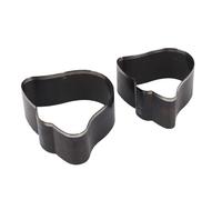 Ausla Ensemble de Matrices de Découpe du Cuir en Forme de Cloche, en Acier allié pour l'artisanat 50x57mm 43x47mm, Idéal pour le Travail du Cuir