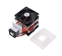 Ausla Ensemble de Refroidisseur électronique DC12V Refroidisseur Peltier en Alliage d'aluminium ABS pour le Refroidissement de Petits Espaces, Module de Réfrigération à Semi-conducteur scellé pour