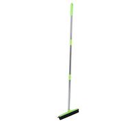 Ausla Épilation des Cheveux du Tapis, Balai de Tapis de Sol Télescopique Multifonction, Râteau de à Balais en Caoutchou (Green)