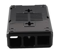 Ausla Étui de Protection pour RPi 3B 3B Plus, Boîtier en ABS avec Support de Ventilateur, Conception à Suspendre au Mur, Assemblage Facile pour Les Projets de Bricolage de Bureau et la Configuration