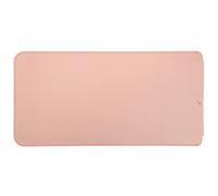 Ausla Étui pour Clavier Étui de Transport pour Clavier étanche et Portable Fin K380 en Simili Cuir Résistant aux Chocs, Léger et élégant, Housse de (Rose + Argent)