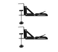 Ausla Extension de Bureau Pliable, 2 Pièces, Support de Plateau de Clavier à Pince