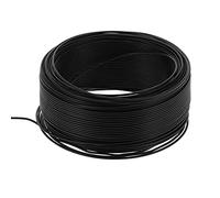 Ausla Fil isolé Fil électrique isolé en Cuivre Rouge BVV 1 X 1 mm² 100 M Câble Flexible en PVC à 7 Conducteurs AC300 V pour Appareils Ménagers Outils d'éclairage électrique