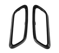 Ausla Garniture de Couvercle d'embout d'échappement ABS Plus PC Couvercle de Tuyau 'échappement 1 Paire de Remplacement Direct Détail de Pare-chocs Arrière Sportif pour W206 AMG Line