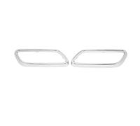 Ausla Garniture de Couvercle d'embout d'échappement ABS Plus PC Couvercle de Tuyau 'échappement 1 Paire de Remplacement Direct Détail de Pare-chocs Arrière Sportif pour W206 AMG Line