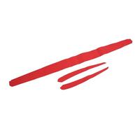 Ausla Garniture de Moulage de Panneau de Porte Intérieure, Enveloppe en Daim Doux pour Modèle 3 Y, Installation Facile, Protège Le Tableau de Bord et l'accoudoir, compatibilité 2019 à 2023 (Rouge)