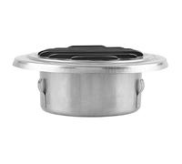 Ausla Grille d'aération Ronde, Grille Plate en Acier Inoxydable avec Moustiquaire, Idéale pour la Ventilation des Murs Extérieurs, la Salle de Bain et la Cuisine, Diamètre 14,5 Cm