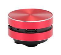 Ausla Haut-Parleur à Conduction Osseuse sans Fil, Mini-Haut-Parleur Portable BT avec Ventouses pour Salle de Bain monté au Mur, Lecteur de Musique Stéréo avec Basses (Rouge)