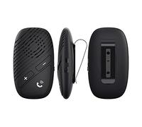 Ausla Haut-Parleur Mains Libres Bluetooth 5.0 pour Voiture, Haut-Parleur Bluetooth ABS avec Double Connexion Téléphonique, Temps de Conversation de 20 Heures, Réduction du Bruit, Mise sous Tension