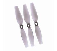 Ausla Hélice en Fiber de Carbone Pale d'Hélice d'avion RC 12 X 3 X 2 Cm Accessoire de Remplacement pour Avion à Décollage et Atterrissage Vertical X450 Installation Facile Paquet de 3