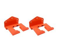 Ausla herbe Support 2 PCS, Râtelier en Acier Robustes pour Tailleuse | Support mural pour -bordures, Kit de 6 vis d\'ancrage, support antirouille, organisateur d\'outils pour hangar de Garage,