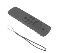 Ausla Housse de Protection en Silicone pour Télécommande Stick Lite avec Lanière, Résistante aux Chocs, Antidérapante, Lavable, Légère, pour Enfants, Animaux Domestiques, Usage Familial (Gris foncé)