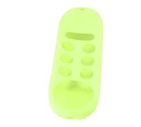 Ausla Housse de Télécommande en Silicone, étui de Protection Antichoc pour Chromecast avec Télécommande TV, Noir avec Lanière, Coque LéGère de 27 G pour Une Utilisation à la Maison et dans Le Salon