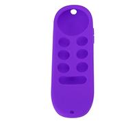 Ausla Housse de Télécommande en Silicone, étui de Protection Antichoc pour Chromecast avec Télécommande TV, Noir avec Lanière, Coque LéGère de 27 G pour Une Utilisation à la Maison et dans Le Salon