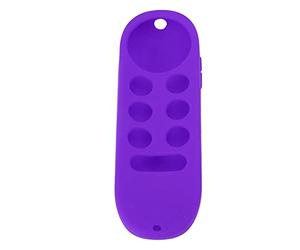 Ausla Housse de Télécommande en Silicone, étui de Protection Antichoc pour Chromecast avec Télécommande TV, Noir avec Lanière, Coque LéGère de 27 G pour Une Utilisation à la Maison et dans Le Salon