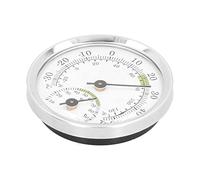 Ausla Hygromètre à Thermomètre Mini Dial, Alliage d'aluminium, Mesure Précise de la Température et de l'humidité - Idéal pour les Serres et l'utilisation à Domicile