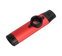 Ausla Instrument de Musique Kazoo, en Métal avec Embout, et Comprend 5 Diaphragmes de Flûte pour Musiciens et Débutants (rouge)