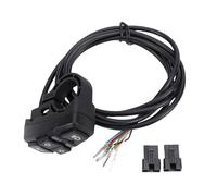 Ausla Interrupteur de Guidon de en 1 - Commande de Clignotant de Phare de Klaxon pour Vélo électrique, Scooter, Vélo Tout-terrain, Convient aux Guidons de 7/8" (22 mm), étanche IP65