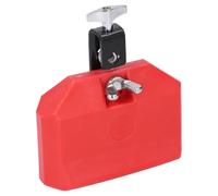 Ausla Jam Block Instrument de Percussion Tambour Latin en Plastique Dur avec Support de Montage et Bâton en Bois Son Net pour Enfants en ucation Musicale, Pratique du Rythme Préscolaire