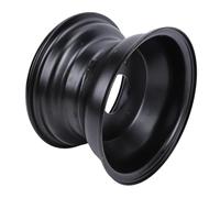 Ausla Jante en Acier 16x8-7 pour ATV, Moyeu de Roue de 7 Pouces avec 3 Trous de Boulon pour Kazuma Quad ATV Go Kart UTV 125ml 150ml Pneus Tout-terrain (BLACK)