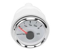 Ausla Jauge de Niveau d'eau 52 Mm, Moniteur de Réservoir étanche IP67 avec Rétroéclairage Réglable pour Bateaux et Camping-cars, Acier Inoxydable Durable, 9-32 V