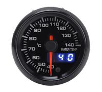 Ausla Jauge de Température d'eau de Voiture 52 Mm, ABS et Métal, Affichage Numérique et Analogique, Surveille 40 à 140 Celsius, Convient à les Véhicules DC12 V