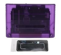 Ausla Jeu 3000 en 1, Carte Mémoire de 8 Go, ROM pour SFC avec Prise en Charge FAT16 FAT32, Sauvegarde Automatique, Version V1 (Violet translucide)