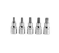 Ausla Jeu de Douilles Torx Star 30 Pièces, Acier au Chrome-vanadium, Conception Moletée pour un Maintien Sûr, Idéal pour la Réparation et l'entretien Automobile