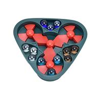 Ausla Jeu de Flipper Rotatif, Planche de Perles en ABS, Jouet avec Base et Poignée Incurvée, 18 Flippers, Soulagement du Stress, Entraînement de Concentration pour Enfants et Adultes, Fête au Bureau
