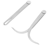 Ausla Jeu de Pieds à Coulisse en Argile, Intérieur et Extérieur en Acier Inoxydable, Outils de Mesure de Précision de 6 Pouces pour le Diamètre du Cylindre et la Largeur de la Rainure, Machinistes,