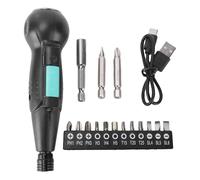 Ausla Jeu de Tournevis Electrique Mini, Tournevis sans Fil Rechargeable avec LED et Chargeur USB Type C, 3 Réglages de Couple 0.5Nm 1.5Nm 2. pour Réparation Maison Meuble