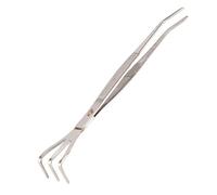 Ausla Kit à Outils de bonsaï 2-en-1 Râteau de bonsaï en Acier Inoxydable et Pincettes avec Poignée Ergonomique pour Les Passionnés de Soins aux Débutants