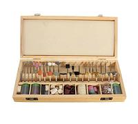 Ausla Kit d'accessoires pour Outils Rotatifs, 228 Pièces d'accessoires pour Outils Rotatifs en Métal avec Tige de 1 à 8 Pouces, Ensemble de Coupe de Meulage, de Ponçage, de Polissage dans une