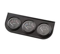 Ausla Kit de Jauge Triple, Voltmètre en Acier Inoxydable, Jauge de Température d'eau et Posemètre pour les Voitures et les Camions