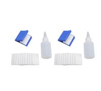 Ausla Kit de Nettoyant en Fibre, Kit de Nettoyage à Fibre Optique avec des Lingettes de 20 Pc pour L'entretien